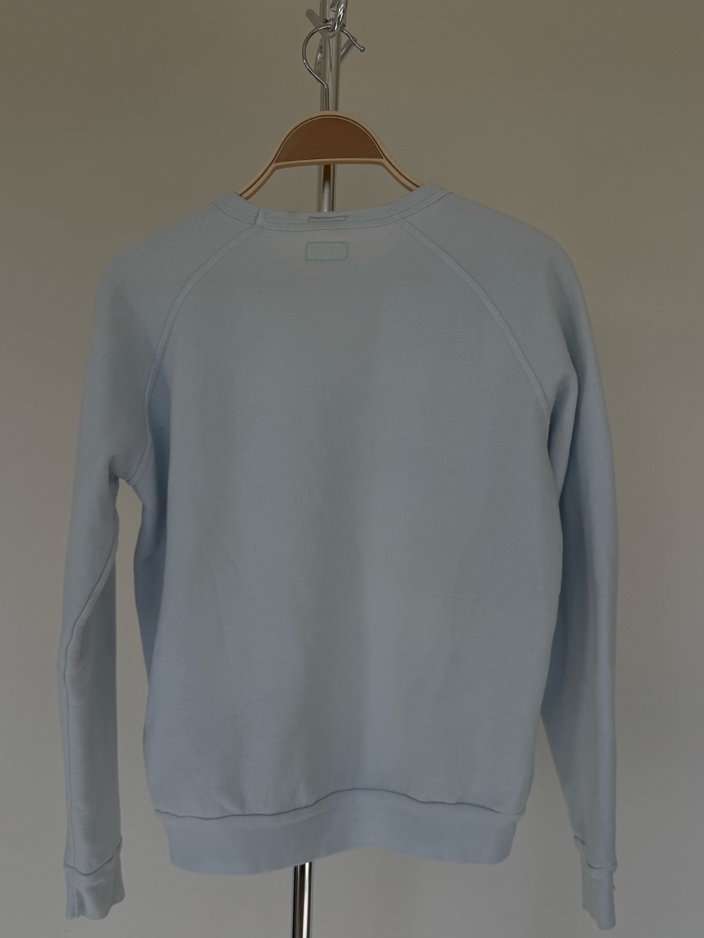 MOTHER Light Blue 'Busy Doin' Nothing' Crewneck Sweatshirt - Picture 4 of 5